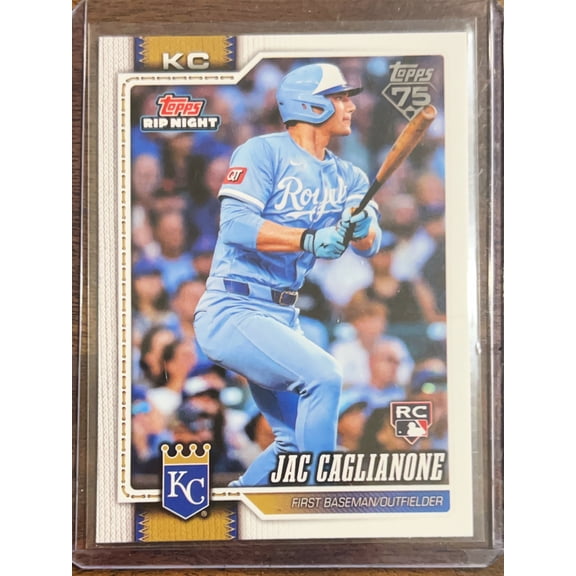 2026 Topps Rip Night Jac Caglianone #BB23 RC Kansas City Royals MLB Baseball Trading Card