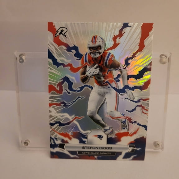 2026 Topps Rip Stefon Diggs #67 Refractor Football Card New England Patriots New England Patriots NFL Football Trading Card