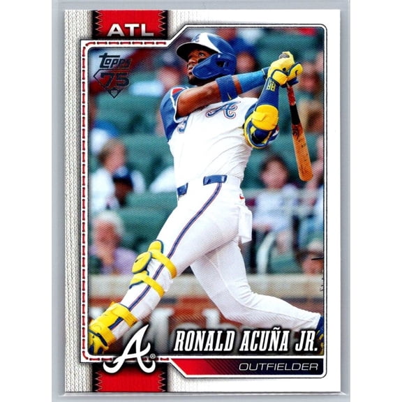 2026 Topps Ronald Acua Jr. #50 Atlanta Braves Baseball Card Near Mint