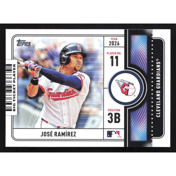 2026 Topps S1 Big Ticket Player Jos Ramrez #BTP-9