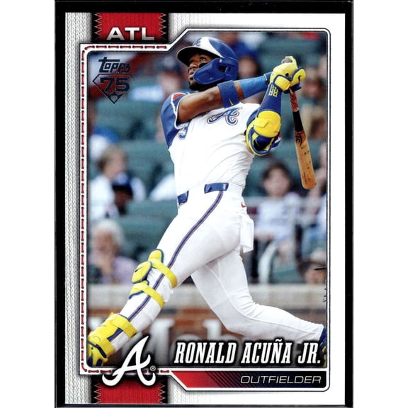 2026 Topps Series 1 Baseball Card #50 Ronald Acua Jr Atlanta Braves Atlanta Braves MLB Baseball Trading Card