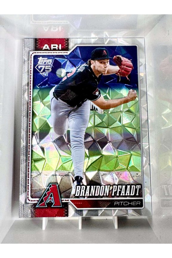 2026 Topps Series 1 Diamante Baseball Card Brandon Pfaadt Arizona Diamondbacks Arizona Diamondbacks MLB Baseball Trading Card