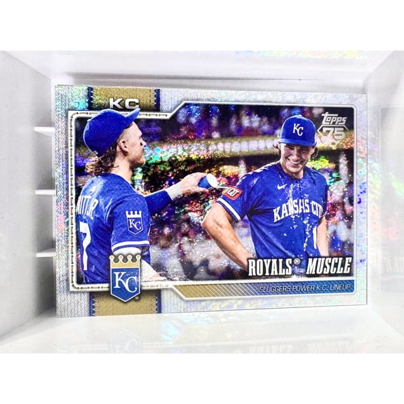 2026 Topps Series 1 Royals Muscle #436 Holo Foil Kansas City Royals Baseball Card