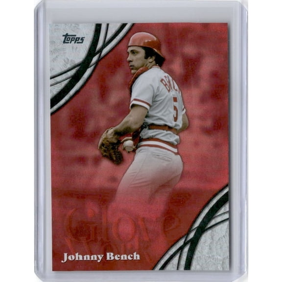 2026 Topps Series 2 Glove Work Johnny Bench #GW-13 Glove Work Baseball Card Cincinnati Reds MLB Baseball Trading Card