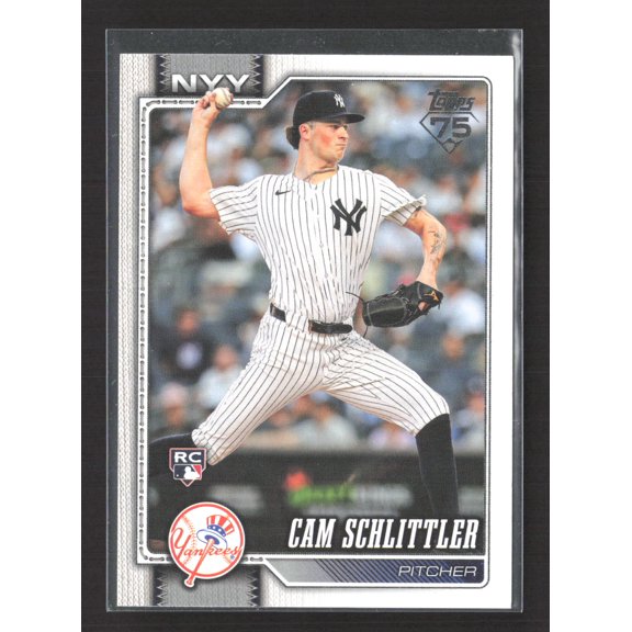 2026 Topps Series One Cam Schlittler #111 RC New York Yankees MLB Baseball Trading Card