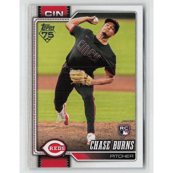 2026 Topps Series One Chase Burns RC #312 Cincinnati Reds Baseball Card