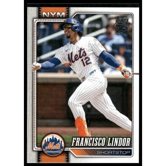 2026 Topps Series One Francisco Lindor #123 New York Mets Baseball Card