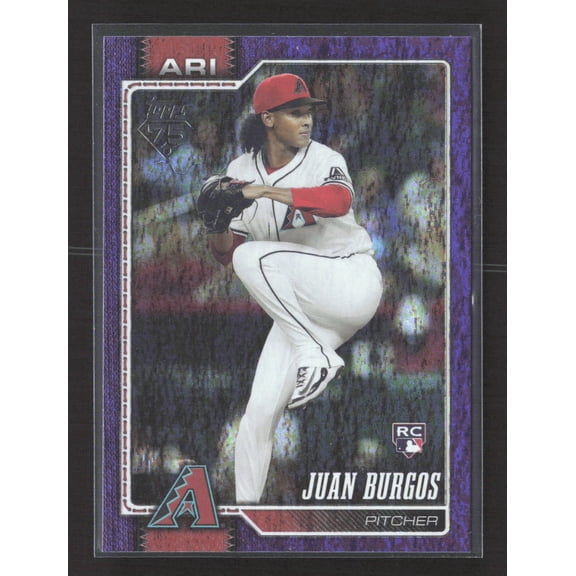 2026 Topps Series One Purple RC #102 Juan Burgos Arizona Diamondbacks Baseball Card