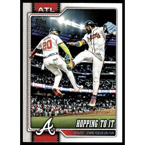 2026 Topps Series One Baseball Card 118 Ronald Acua Jr Marcell Ozuna Atlanta Braves