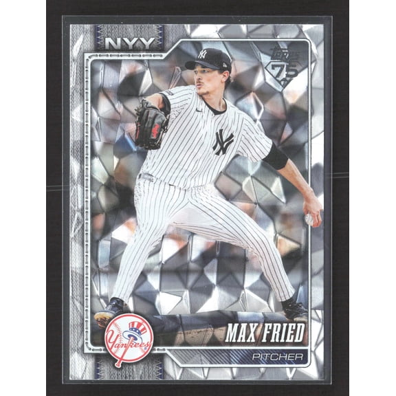 2026 Topps Series One Silver Crackle Max Fried #270 Yankees Baseball Card