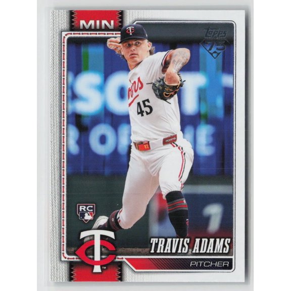 2026 Topps Series One Travis Adams #149 RC Minnesota Twins Baseball Card