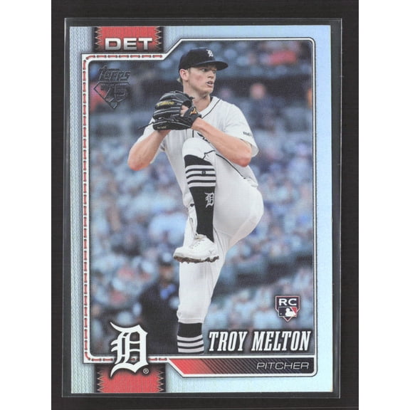 2026 Topps Series One Troy Melton #212 RC Detroit Tigers Baseball Card