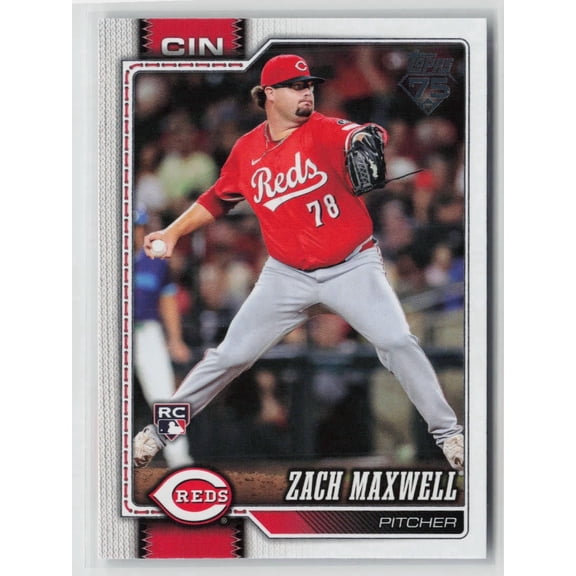 2026 Topps Series One Zach Maxwell RC Cincinnati Reds #143 Baseball Trading Card