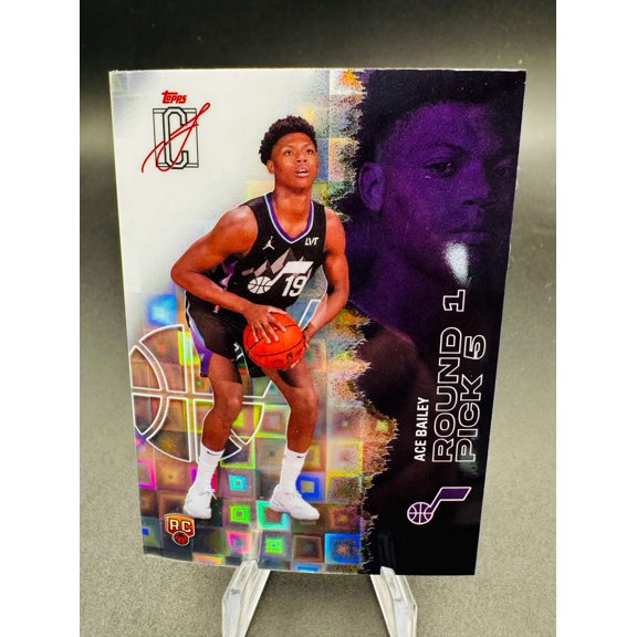 2026 Topps Signature Class Ace Bailey #104 RC Utah Jazz NBA Basketball Card Utah Jazz NBA Basketball Trading Card