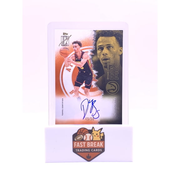 2026 Topps Signature Class Basketball Dyson Daniels #VCA-DD /50 Atlanta Hawks NBA Autographed Basketball Trading Card