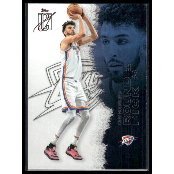 2026 Topps Signature Class Chet Holmgren #76 Oklahoma City Thunder Basketball Card Near Mint