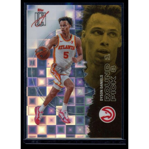 2026 Topps Signature Class Dyson Daniels #26 Pandora Yellow Basketball Card NBA Atlanta Hawks
