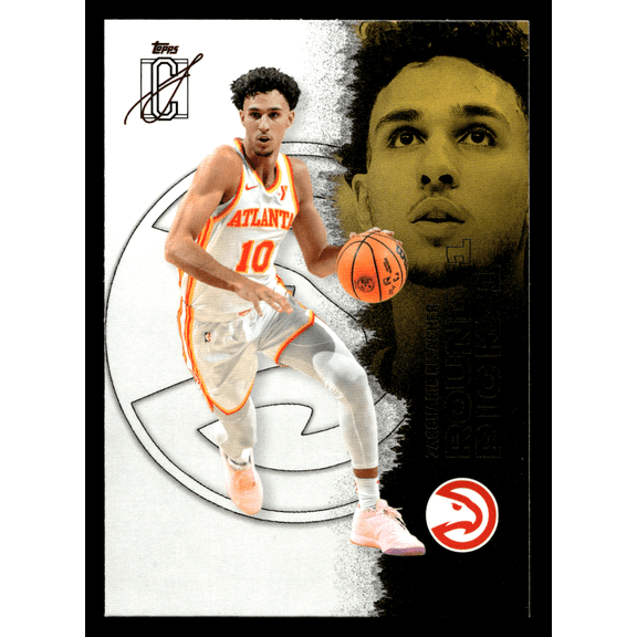 2026 Topps Signature Class Zaccharie Risacher #61 Atlanta Hawks NBA Basketball Trading Card