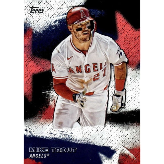 2026 Topps Stars of MLB Baseball Card SMLB-7 Mike Trout NM-MT Los Angeles Angels Los Angeles Angels MLB Baseball Trading Card
