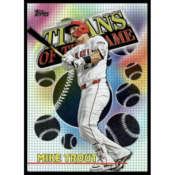 2026 Topps Titans of the Game Mike Trout #TOG-2 Los Angeles Angels MLB Baseball Trading Card