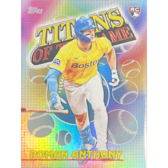 2026 Topps Titans of the Game Roman Anthony #TOG-9 RC Boston Red Sox MLB Baseball Trading Card