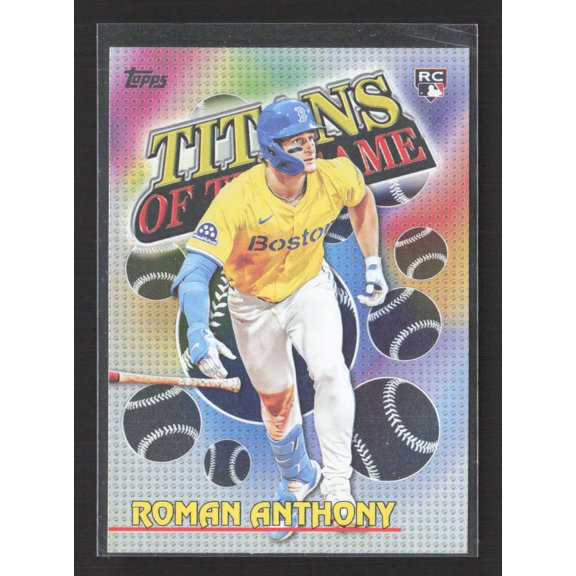 2026 Topps Titans of the Game Roman Anthony #TOG-9 RC Boston Red Sox MLB Baseball Trading Card