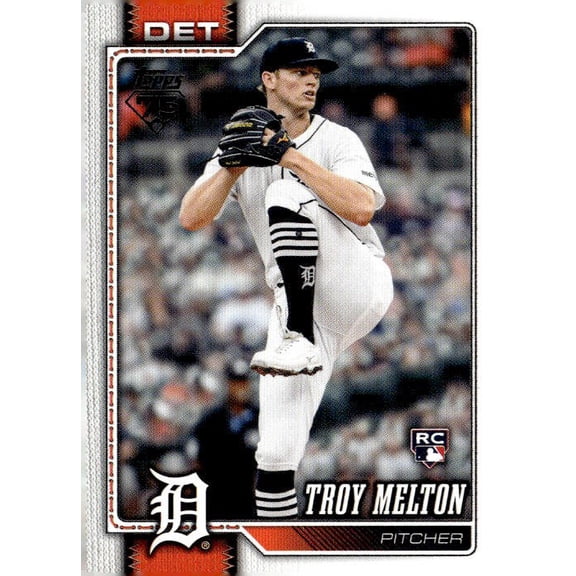 2026 Topps Troy Melton RC #212 Detroit Tigers Baseball Card