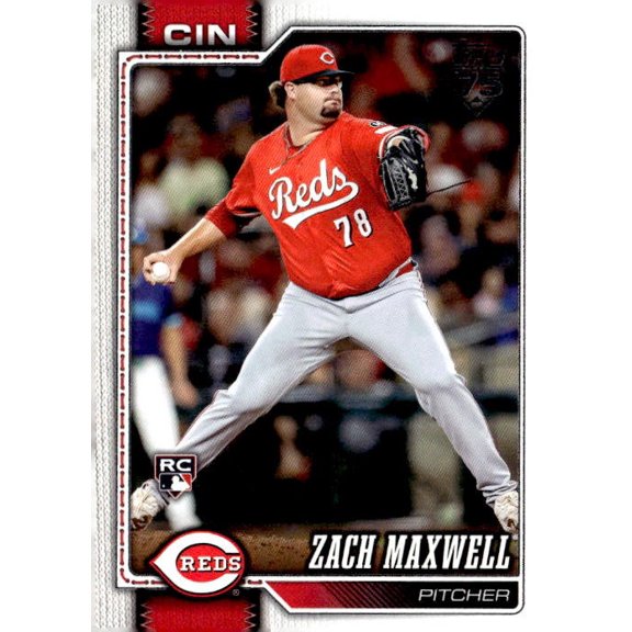 2026 Topps Zach Maxwell Cincinnati Reds RC #143 Baseball Card