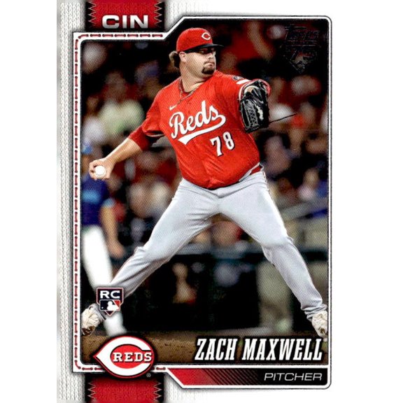 2026 Topps Zach Maxwell RC #143 Cincinnati Reds Baseball Card