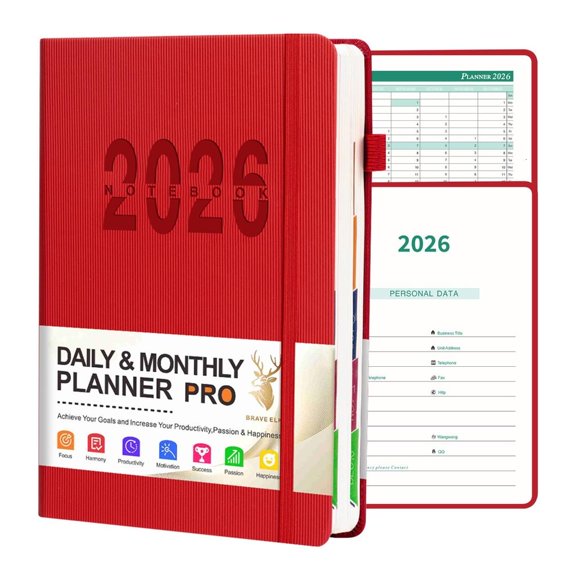 2026 Travel Organizers Schedule Planner With Monthly Weekly Layouts Lightweight Practical For Students & Professional