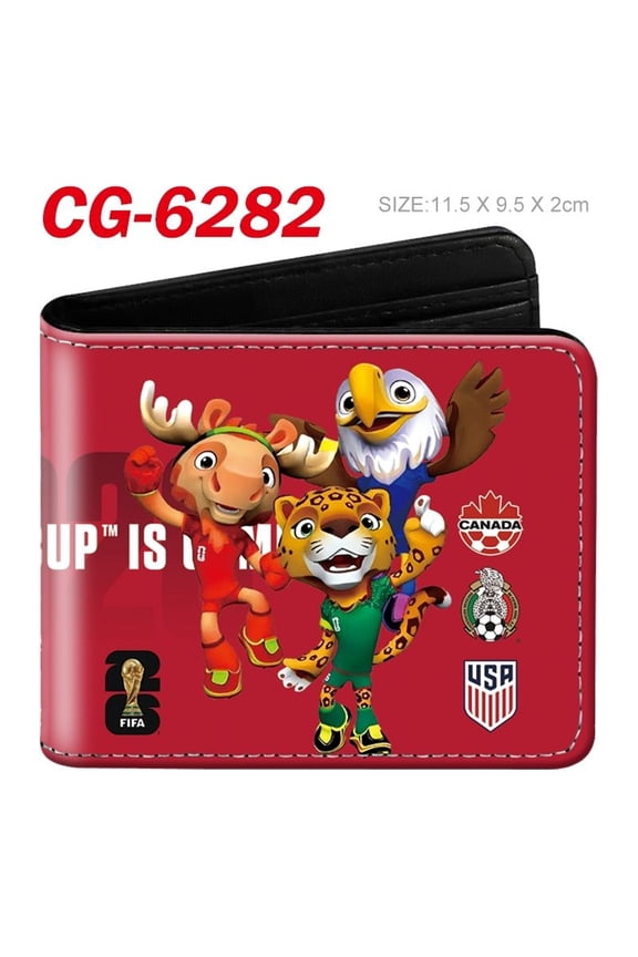 2026 US-Canada-Mexico World Cup 3D Internet Celebrity Same Style 3D Popular Wallet Fans Birthday Gift,2