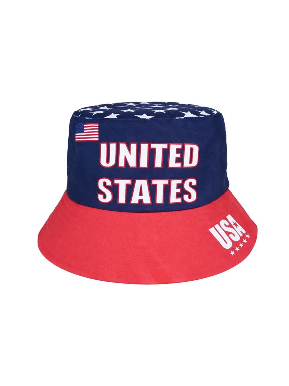 2026 USA Soccer Supporter Fan Team Hat Fisherman Bucket Summer Outdoor Sun Hat for Fans Gifts