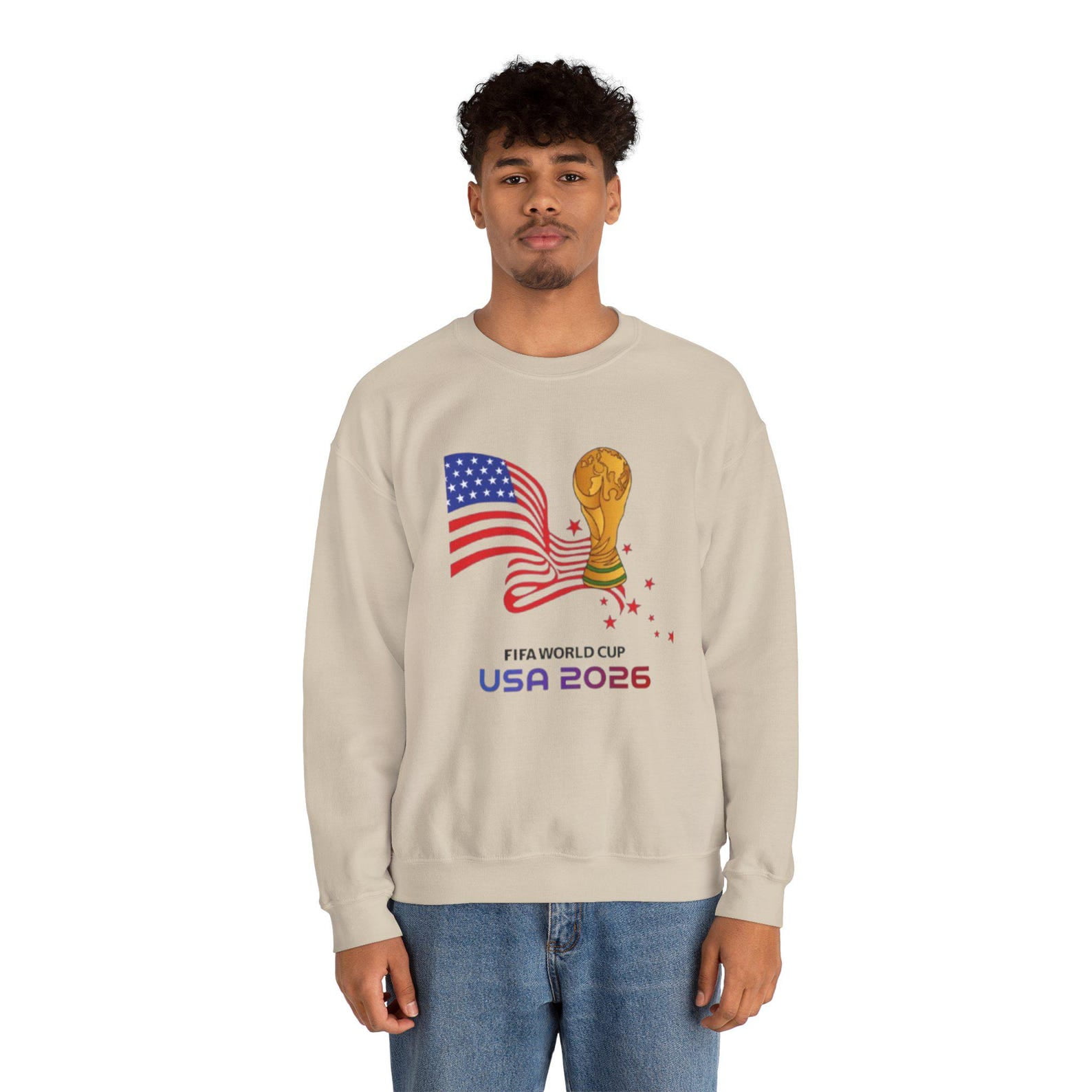 2026 USA World Cup Soccer Trophy Crewneck Sweatshirt All Size S-5XL ...