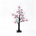 thumbnail image 1 of 2026 USB Battery Powered Light Up Table Tree, Black Artificial Decorative Tree with LED Ornament Lights, 60cm Spooky Halloween Desktop Centerpiece for Indoor Holiday Decor, 1 of 6