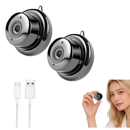2026 Ultra-Invisible Camera, No Plug Required, Mini Discreet Security Camera with Night Vision,Mini Camera Body Cam Surveillance Cameras for Indoor/Wireless Indoor Security Camera for Pet/Baby/Nanny