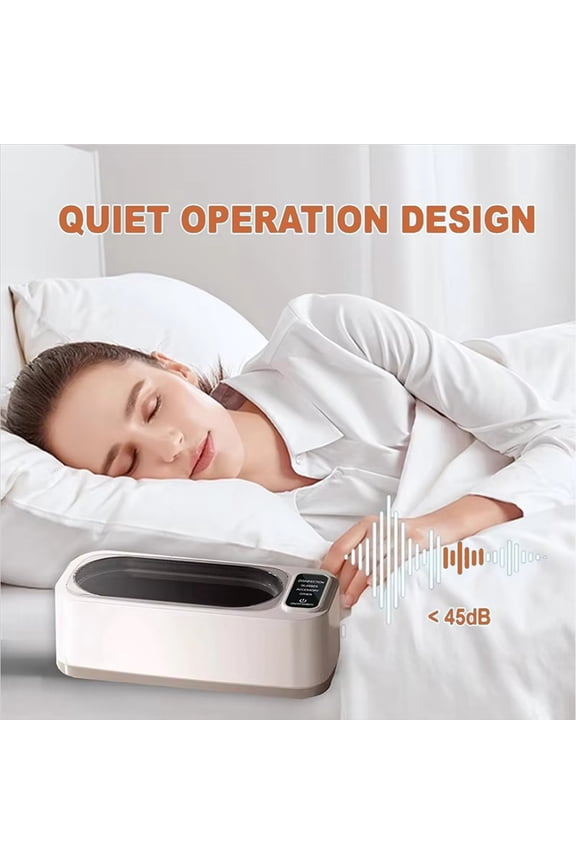 2026 Ultrasonic Cleaning Machine for Jewelry & Accessories | Quiet Multifunctional Cleaner for Watch Sunglasses Coin Silverware Glasses Tools Home Jewelry Care Station