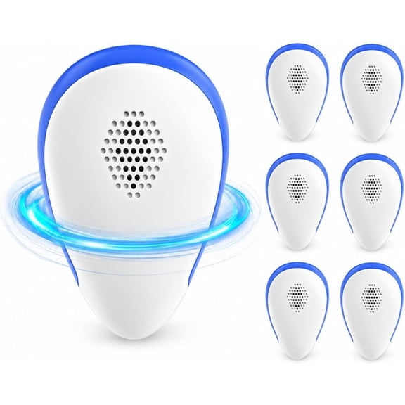 2026 Ultrasonic Pest Repeller Indoor, Plug in Pest Repelent Ultrasonic Device for Mice, Rodents, Spiders, Roaches and Bugs, Electronic Pest Control for Home, Kitchen, Office, 6 Pack