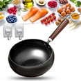 thumbnail image 1 of GASYLL Uncoated Thick Iron Pot Pro, Japanese Uncoating Cast Iron Pot, Multifunctional Non-Stick Cast Irons Wok with Lid for Cooking, 1 of 10