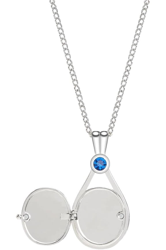 2026 Unisex H2O Silver Jewelry Women Men Novel Fine Just Add Water Open Pendant Necklace Set Plated Locket Equipped with Ly Designed Ot Buckle Chain Luxury You Accessories Cutting-edge Best[h046]