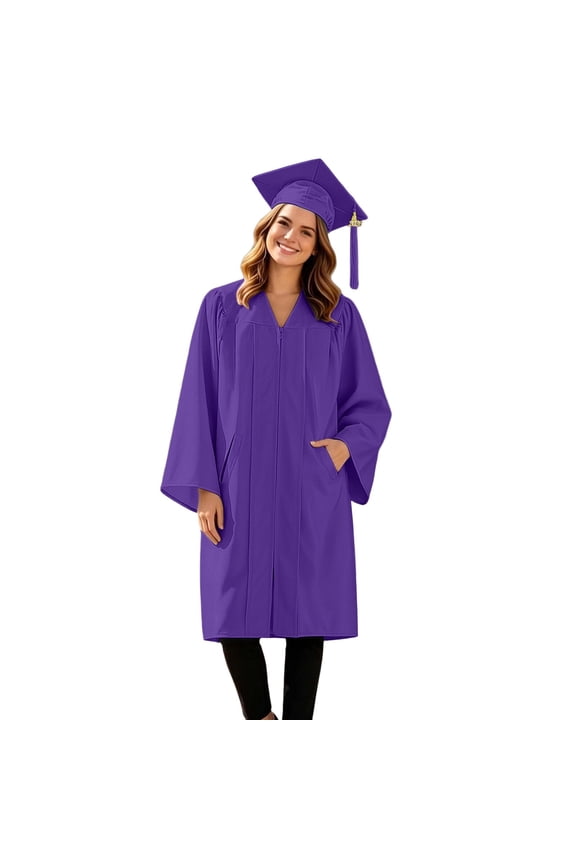 2026 Unisex Matte choir robes for Baptism Officiant Confirmation ,Graduation Gown Pastor &judges robe