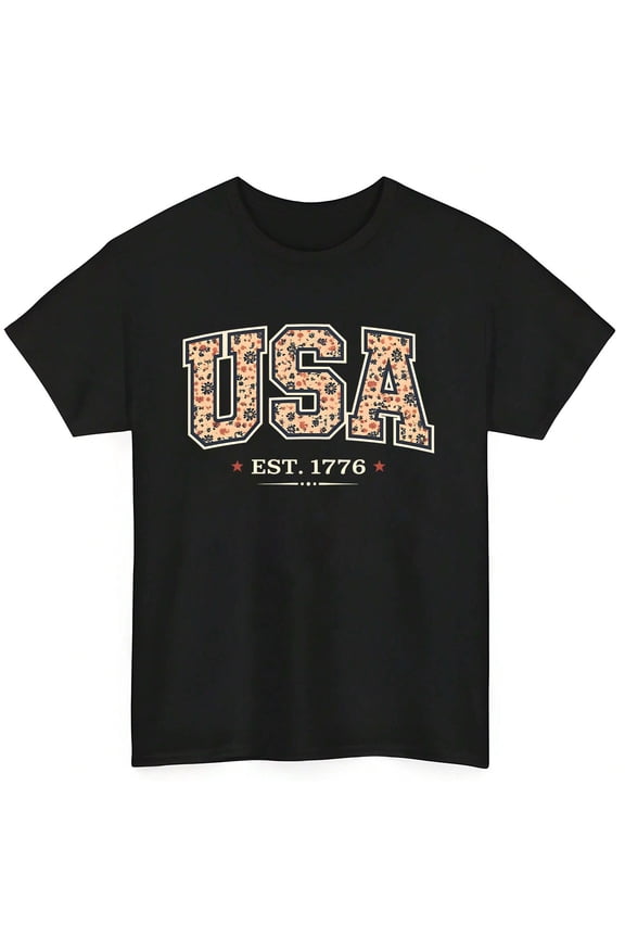 2026 Unit States 250 Years Anniversary 1776 Independence Day Celebration Graphic T-shirt Unisex Mens Shirts Vintage 100%Cotton Black T Shirts