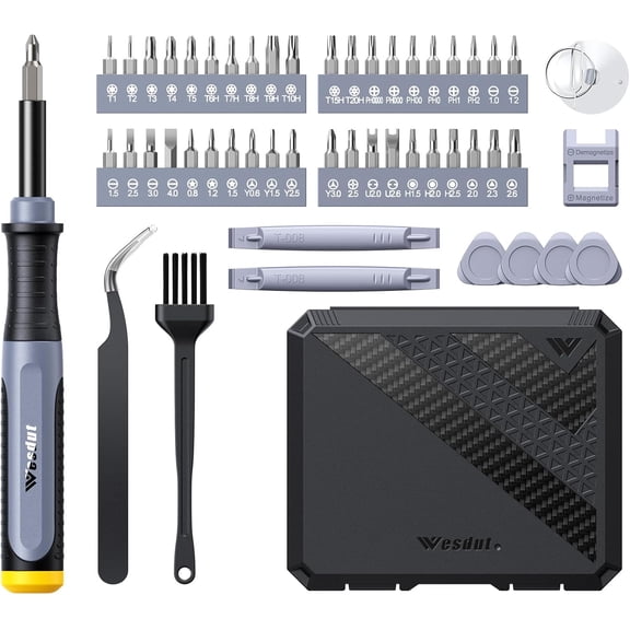 2026 Updated 52in1 Mini Precision Screwdriver Set, [S2 Military-grade alloy] Small Screw Driver Set, Magnetic Repair Tool Kit for Phone, PC, Laptop, Xbox, Switch, Eyeglasses, Watch, Electronic