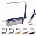 thumbnail image 1 of 2026 Updated Telescopic Sink Storage Rack Adjustable, Telescopic 2-in-1 Kitchen Sink Storage Rack Holder, Over The Kitchen Sink Caddy Sponge Holder Organizer Drying Rack for Kitchen, 1 of 7
