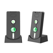 2026 Upgrade 2 Way Wireless Intercom for Home, Caregiver Pager Intercom for Elderly, 500m Range Real-time Business Room to Room Communication Intercoms Wireless