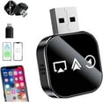 thumbnail image 1 of 2026 Upgrade 3 in 1 Screen Mirror for iOS Android Phone,Wired to Wireless Screen Mirroring Carplay Adapter for Car,Mirror Link Auto Adapter with 2.4/5Ghz WiFi & Bluetooth 5.0,Instant Wired（x）, 1 of 7