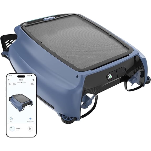 (2026 Upgrade) BOTLUXE PS100 Solar Powered Pool Skimmer Robot with 24/7 Continuous Cleaning Power, Dual Charging Modes, Cordless Automatic Pool Surface Skimmer Cleaner, Smart Obstacle Avoidance