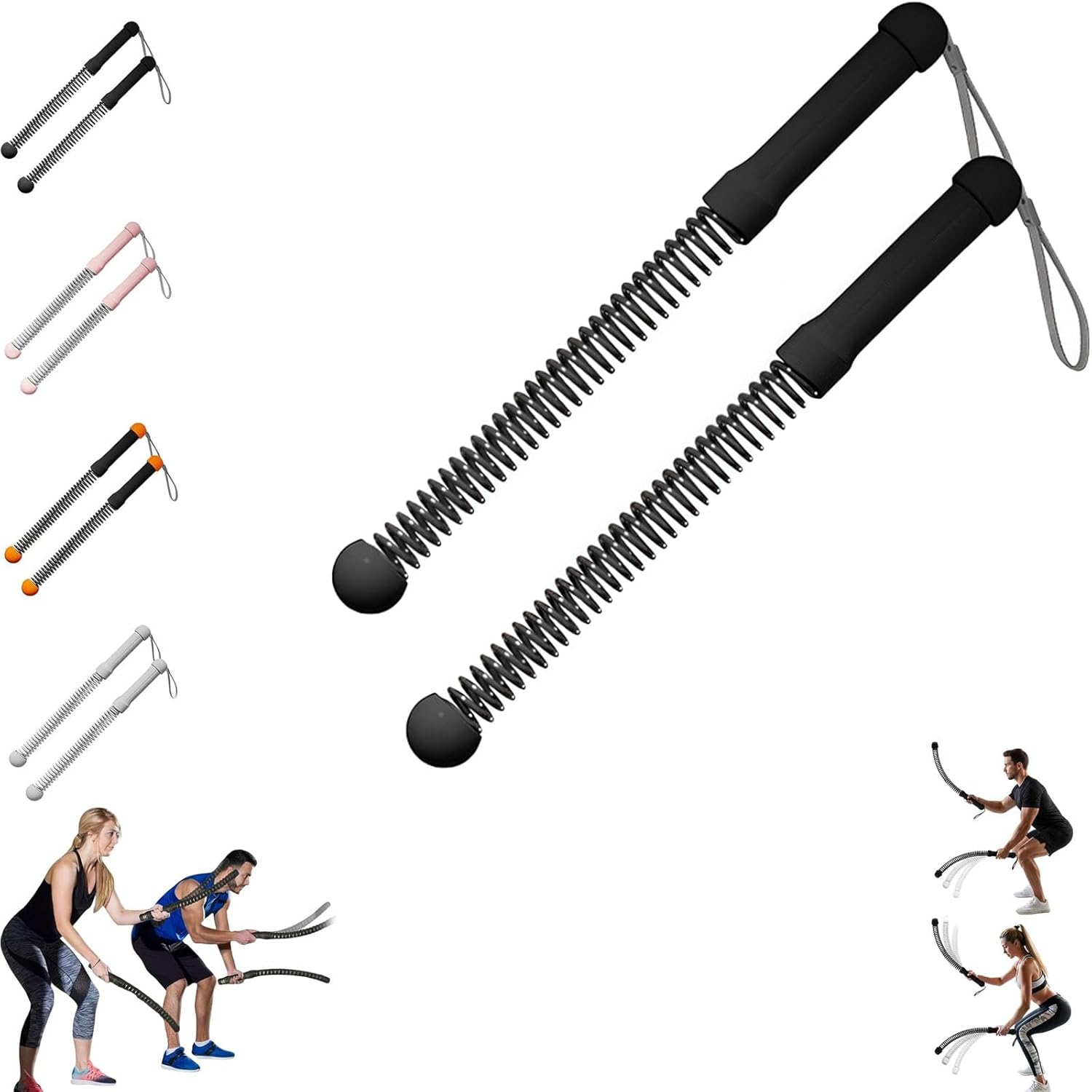 Codoning Ropes 2026 Upgrade Cordless Battle Ropes, Weighted Cordless Battle Ropes ...