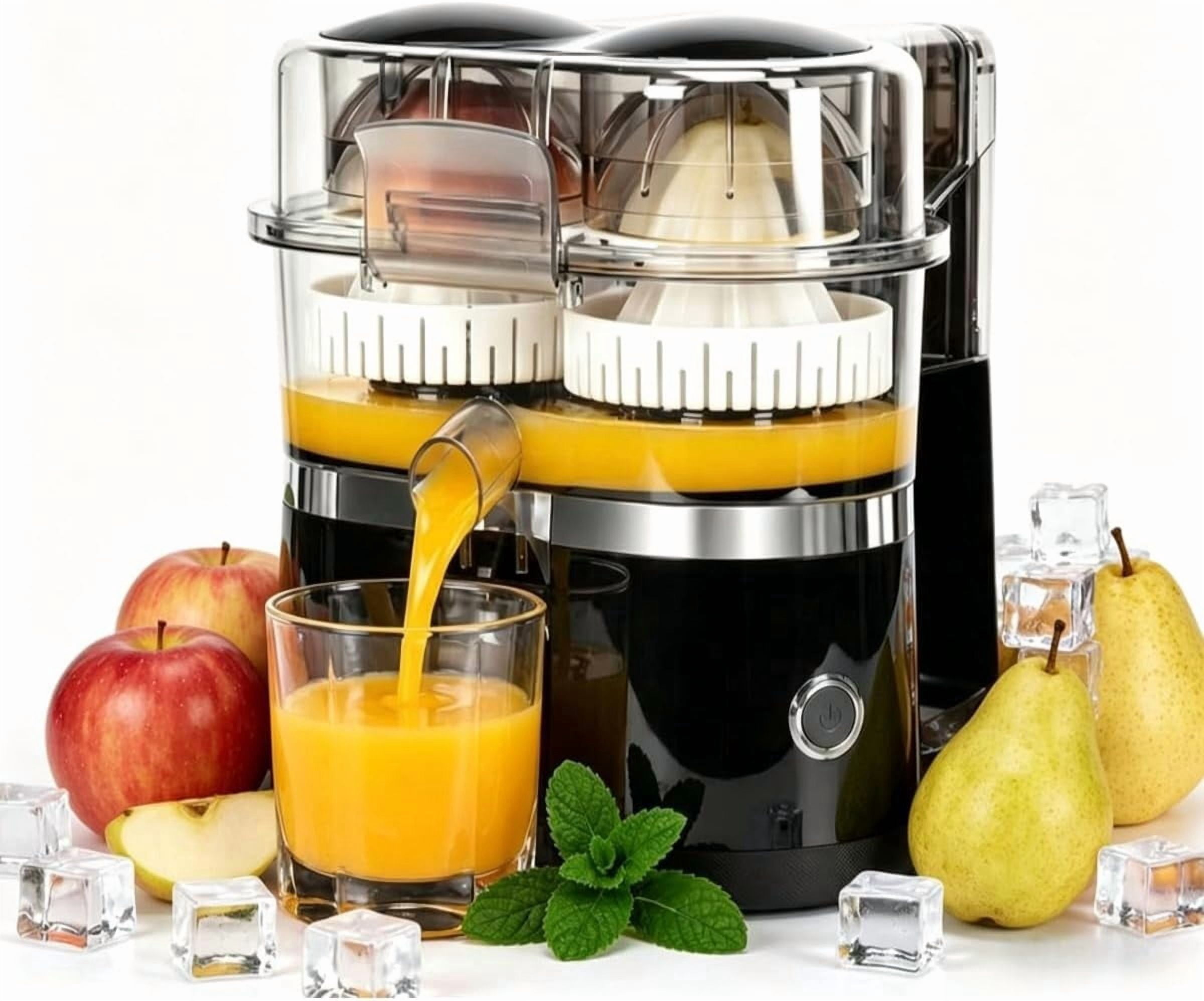 2026 Upgrade Dual-Head Automatic Citrus Juicer- Detachable for Easy ...