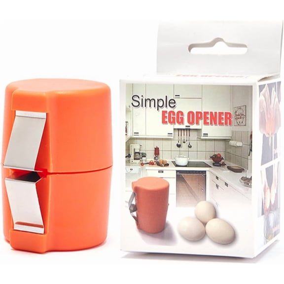 2026 Upgrade Egg Opener for Hard Boiled Eggs, Stainless Steel Egg Peeler & Shell Cutter Tool - Quick Cracking for Soft & Raw Eggs, Kitchen Gadget for Cooking