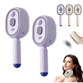 thumbnail image 1 of 2026 Upgrade Electric Steam Brush - Detangling Steam Brush for Long or Short Hair, 2-in-1 Misting Hairbrush with Water Spray, Rechargeable Steam Hair Straightener, Nourishes Hairs, 1 of 7